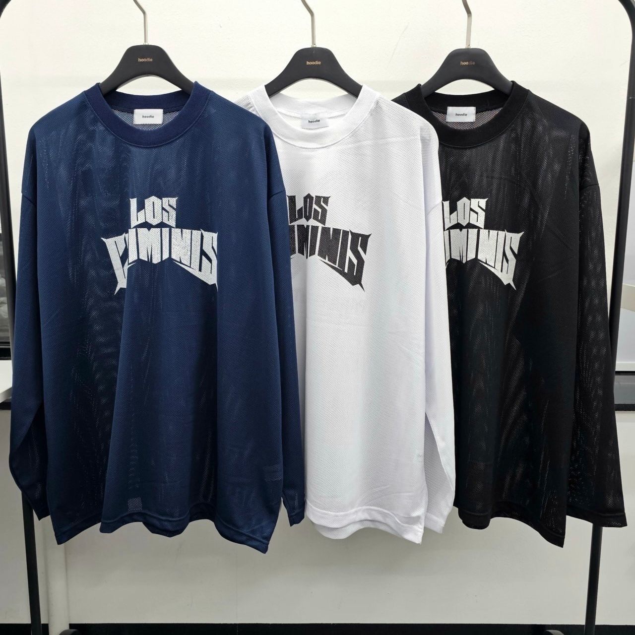 數字網紋長袖衫 HD-002T