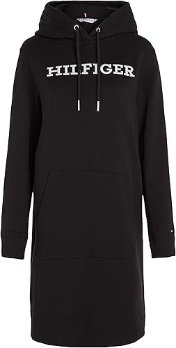 [S] TOMMY HILFIGER TOMMY HILFIGER HOODIE DRESS,NAVY, 76J5202-410 (STH1114)