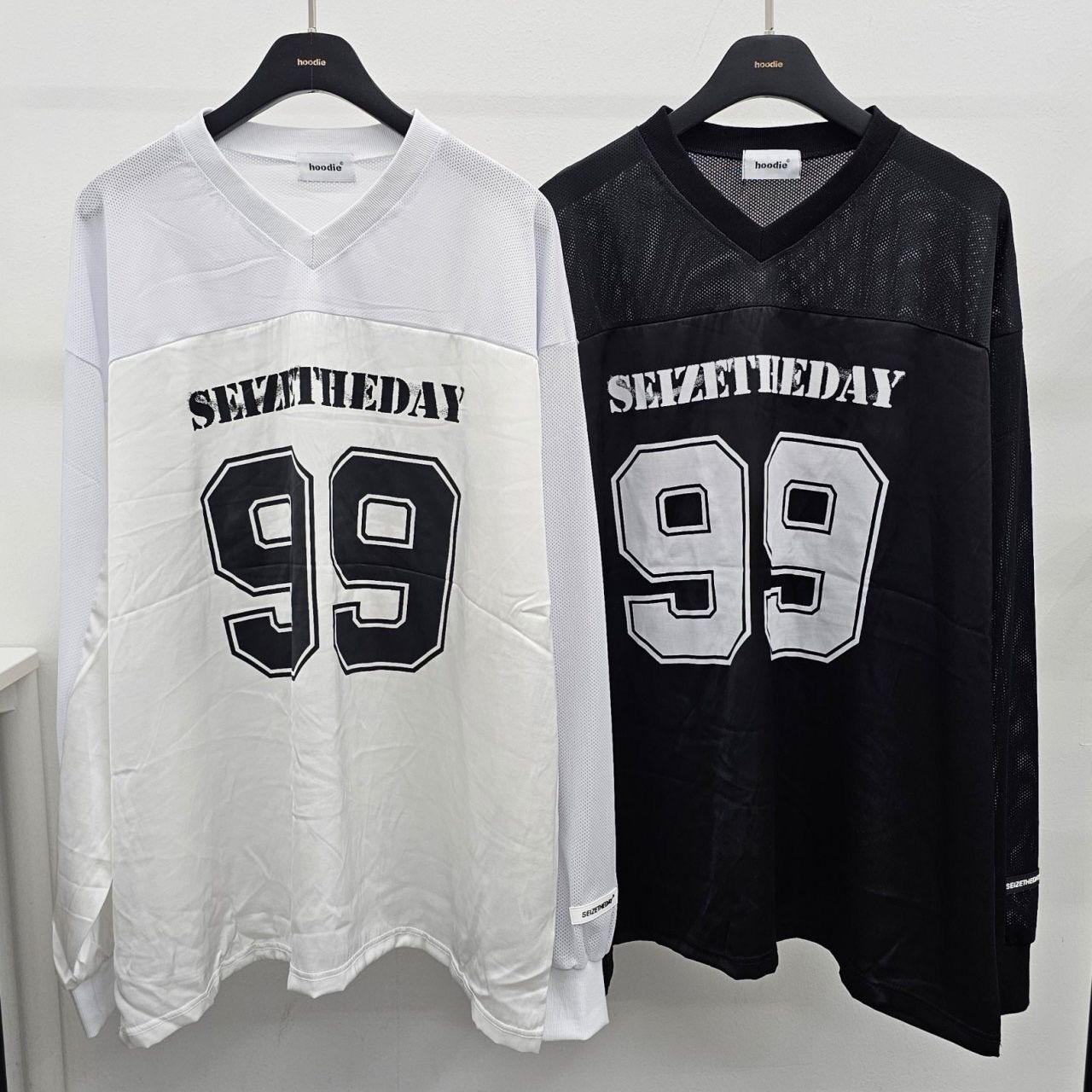 V領數字長袖衫 HD-004T