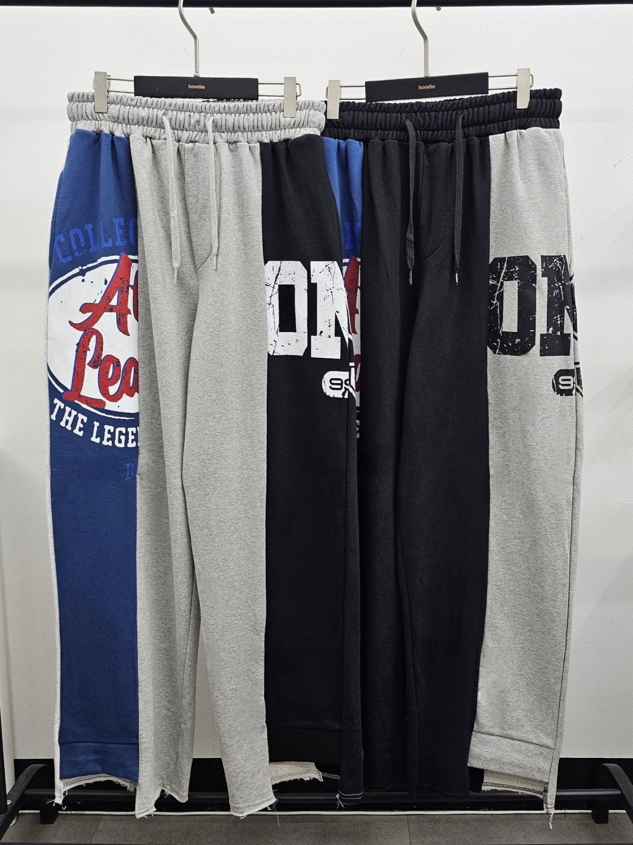 拼色英文字運動褲 HD-017P