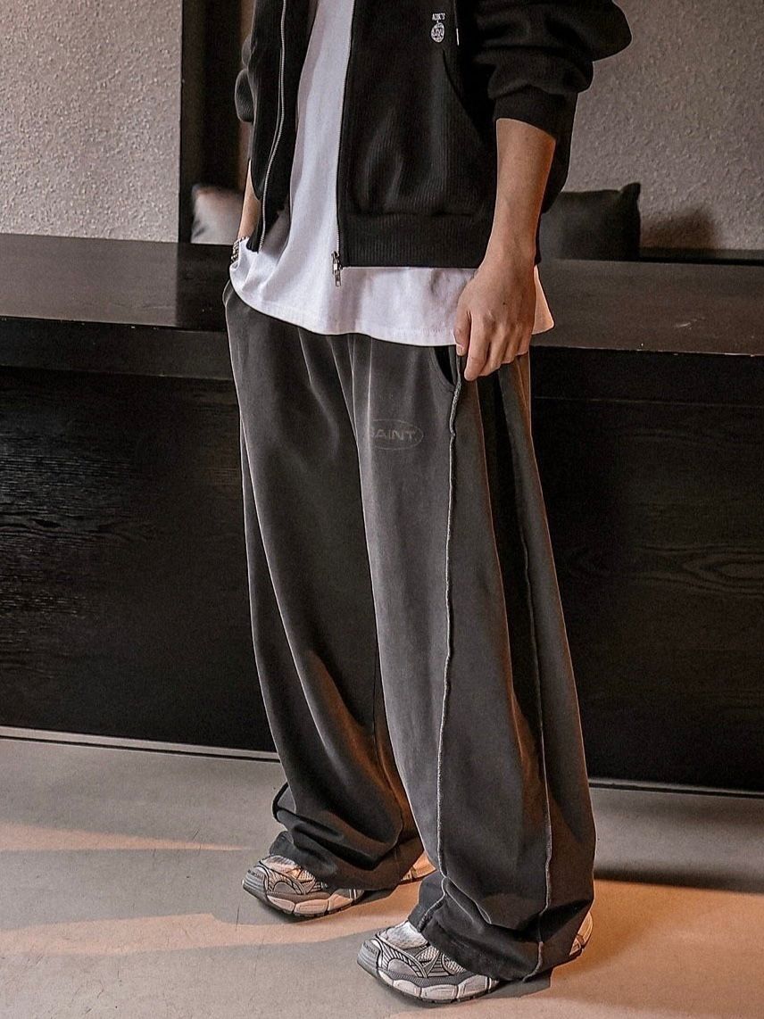 洗水淨色運動褲 HD-019P