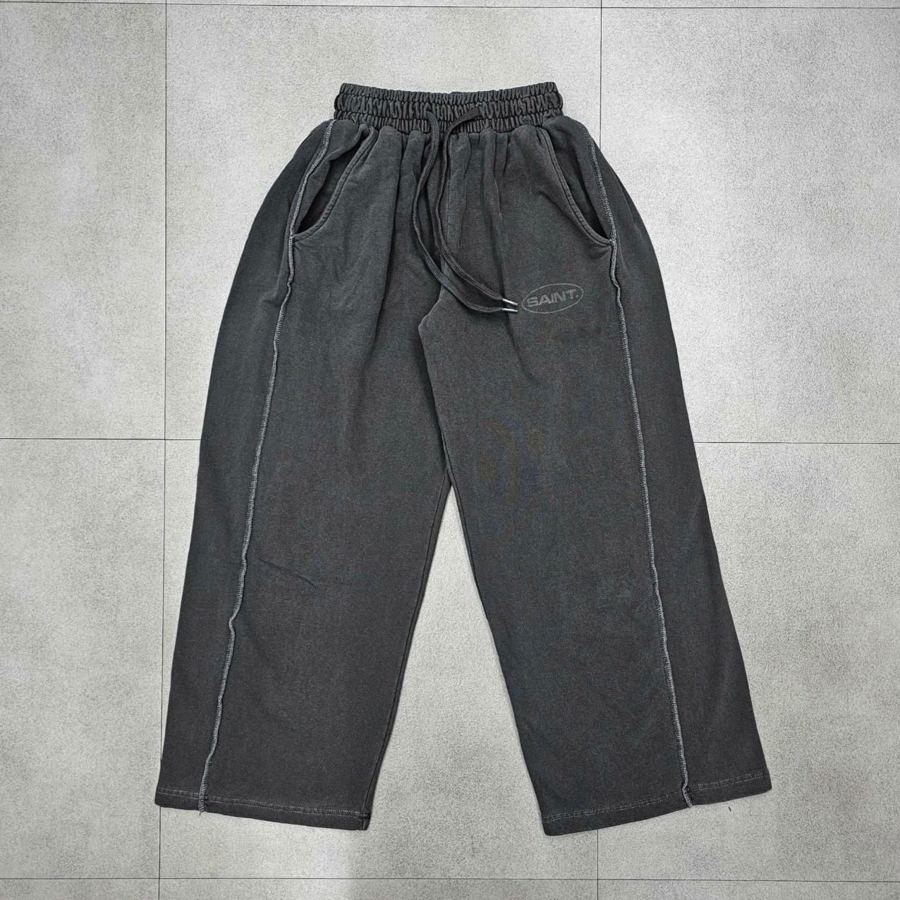 洗水淨色運動褲 HD-019P