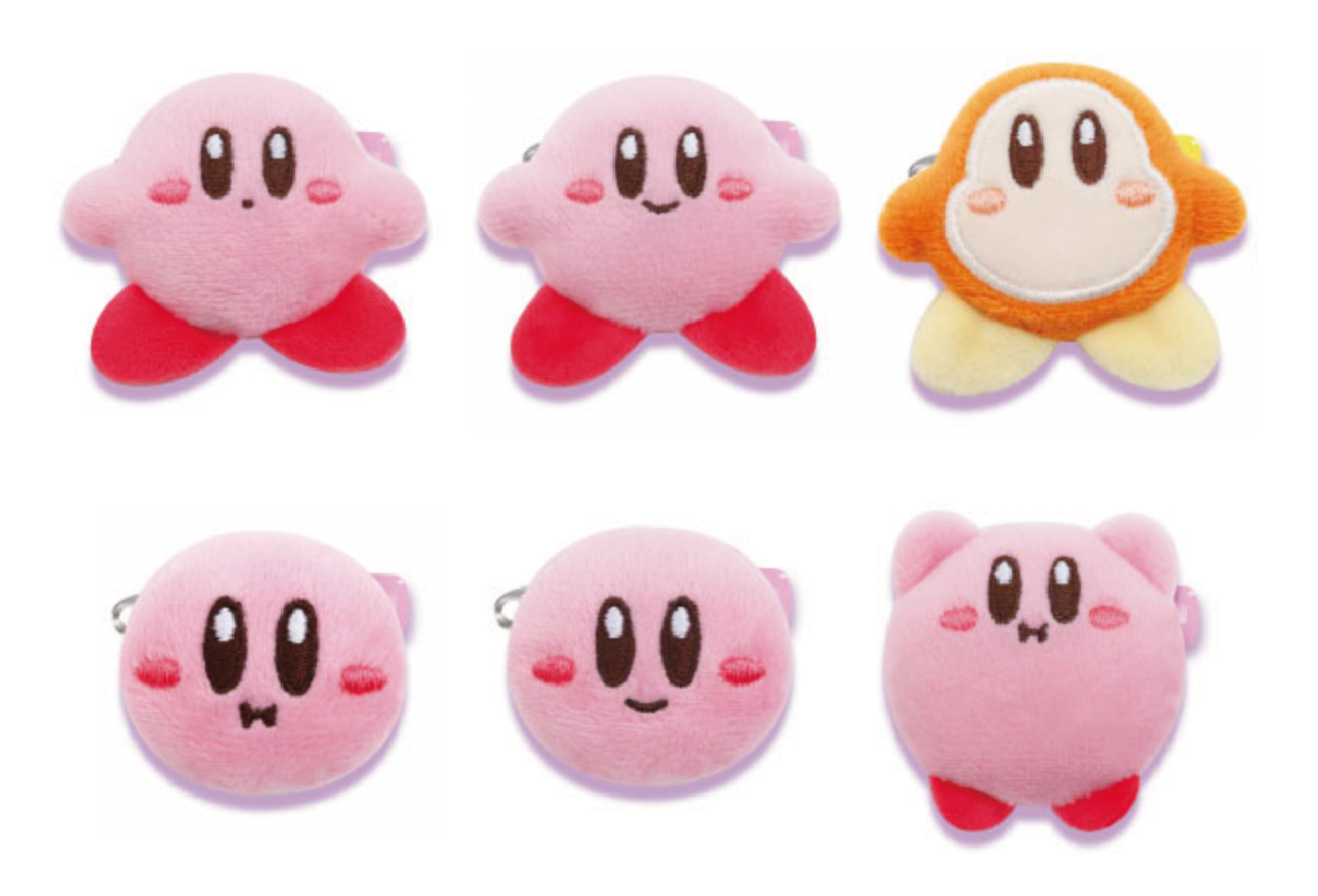 星之卡比毛絨造型別針