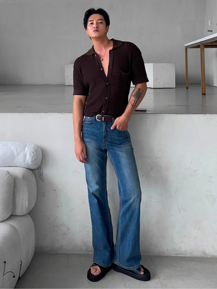 艾洛鉤針短袖開衫