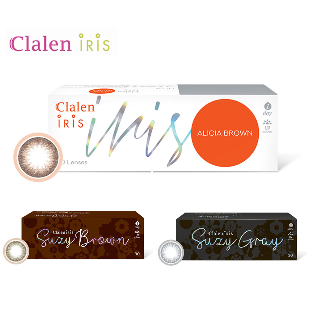 Clalen Iris Suzy 1 Day 美瞳 日拋 彩色 隱形眼鏡 30片