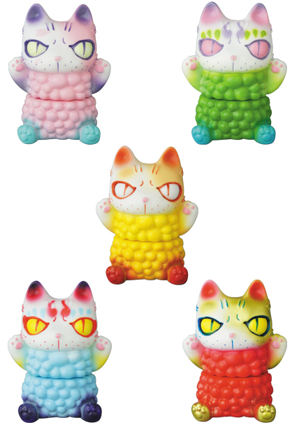 MEDICOM VAG SERIES 14 こえびねこ 炸蝦貓 SET OF 5
