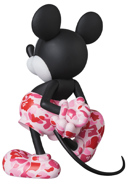 MEDICOM VCD BAPE MICKEY MOUSE PINK VER.