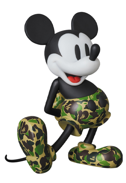 MEDICOM VCD BAPE MICKEY MOUSE GREEN VER.