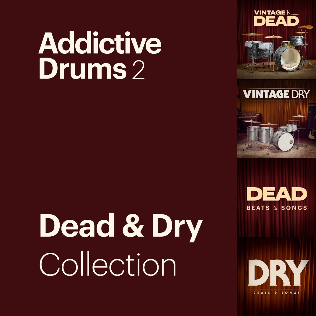 XLN Audio Addictive Drums 2｜Dead & Dry Collection