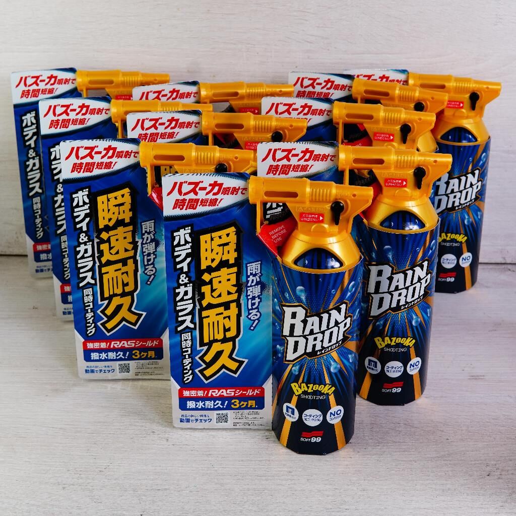 SOFT99 Rain Drop鍍膜劑 車身/玻璃用 鍍膜劑 撥水劑 (00526)