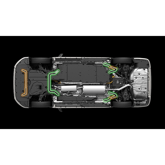 TRD LEXUS LM 車身制震桿 底盤