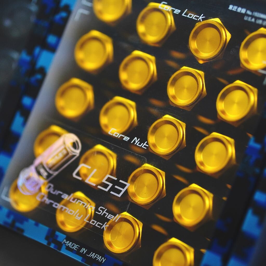 KYO-EI Kics LEGGDURA RACING 2pcs CL53 鋁圈鍛造防盜螺帽組 CL53