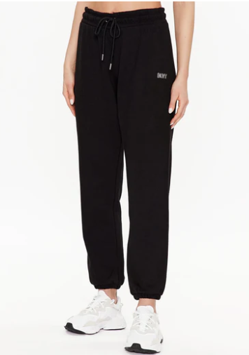 [S] DKNY METALLIC LOGO EVERYDAY JOGGER,BLACK, DP2P3114-BSV [FINAL SALE] (SD449)