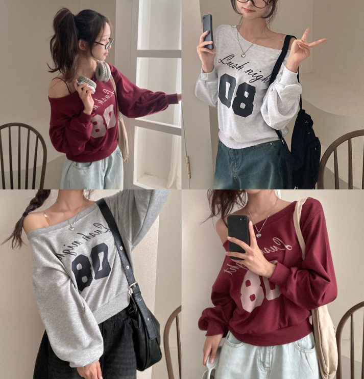 早秋預訂｜Night 08單肩衛衣