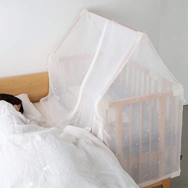 färska木棉花小房子蚊帳 小床