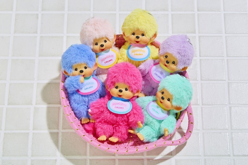 現貨┃Monchhichi 夢奇奇 COLOR 彩色 白色 黑色 粉色 藍色 綠色 紫色 吊飾