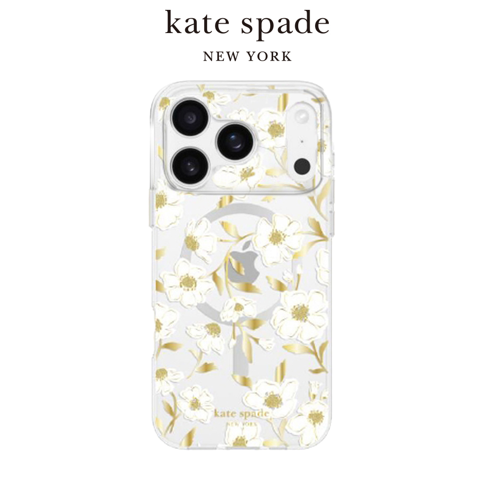 【kate spade】 iPhone 17 系列 精品磁吸防摔手機殼 茉莉芬芳