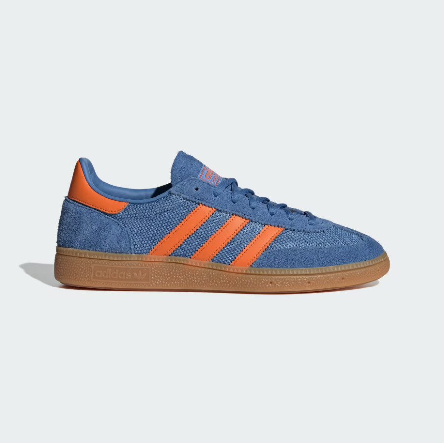 【 adidas HANDBALL SPEZIAL 復古運動鞋款 - 藍x橙 】