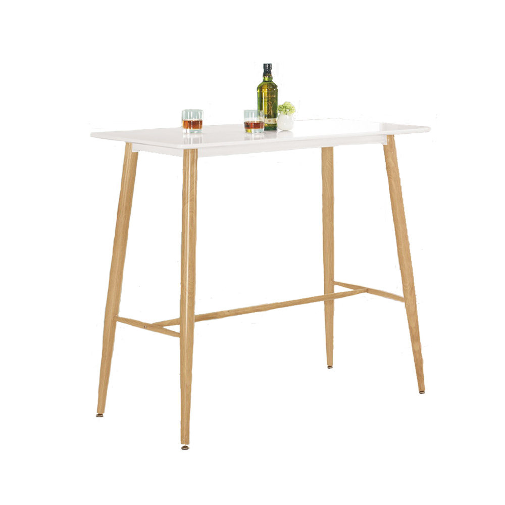 維琪4尺簡約吧台桌/洽談桌/休閒桌-加高款