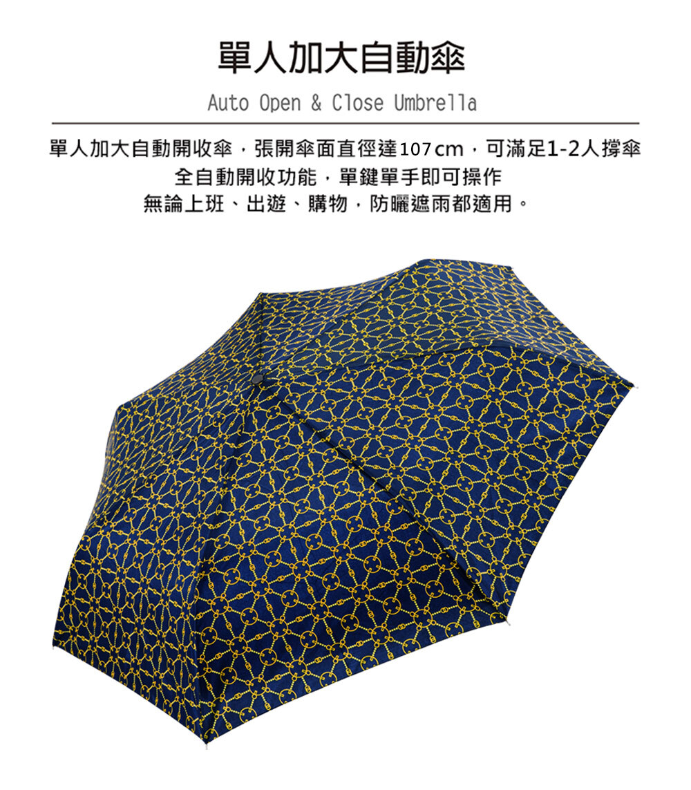 RAINSTORY潮流圖騰抗UV個人加大自動傘