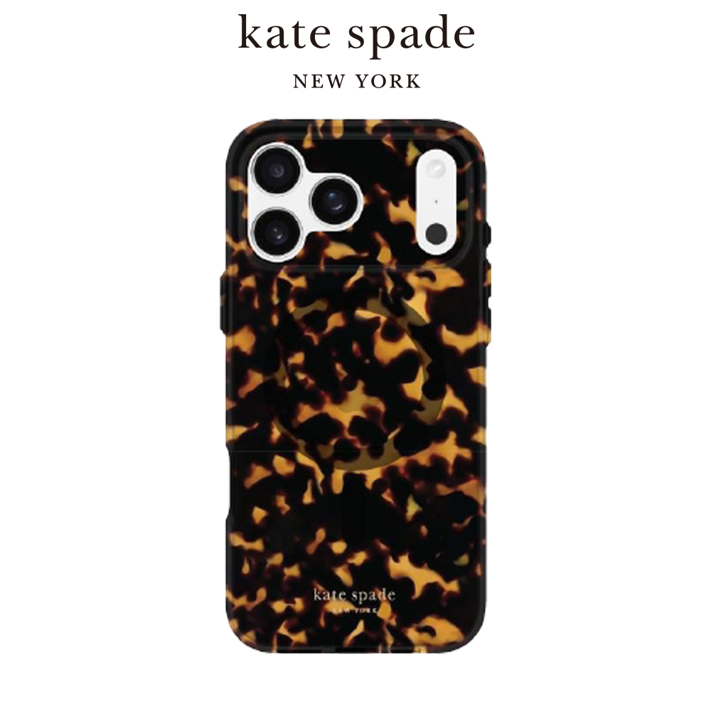 【kate spade】 iPhone 17系列 精品磁吸防摔 手機殼 華麗玳瑁