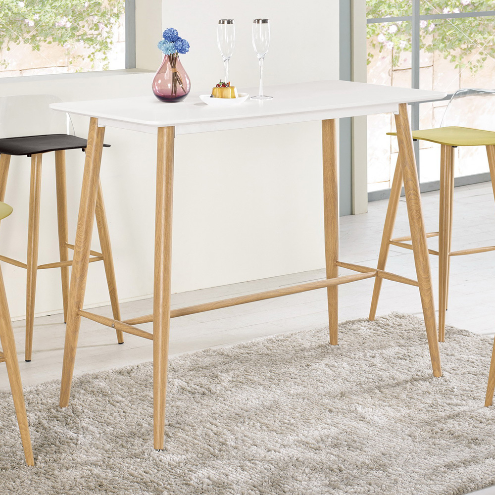 維琪4尺簡約吧台桌/洽談桌/休閒桌