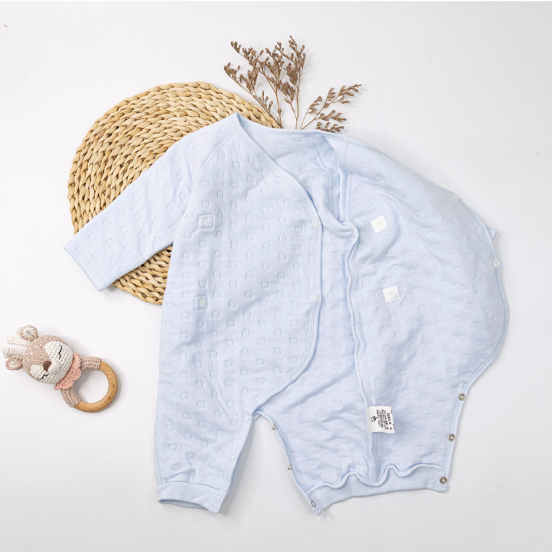 范侖鐵諾【32578】呆萌小熊造型壓紋蝴蝶裝/蝴蝶衣＊二色