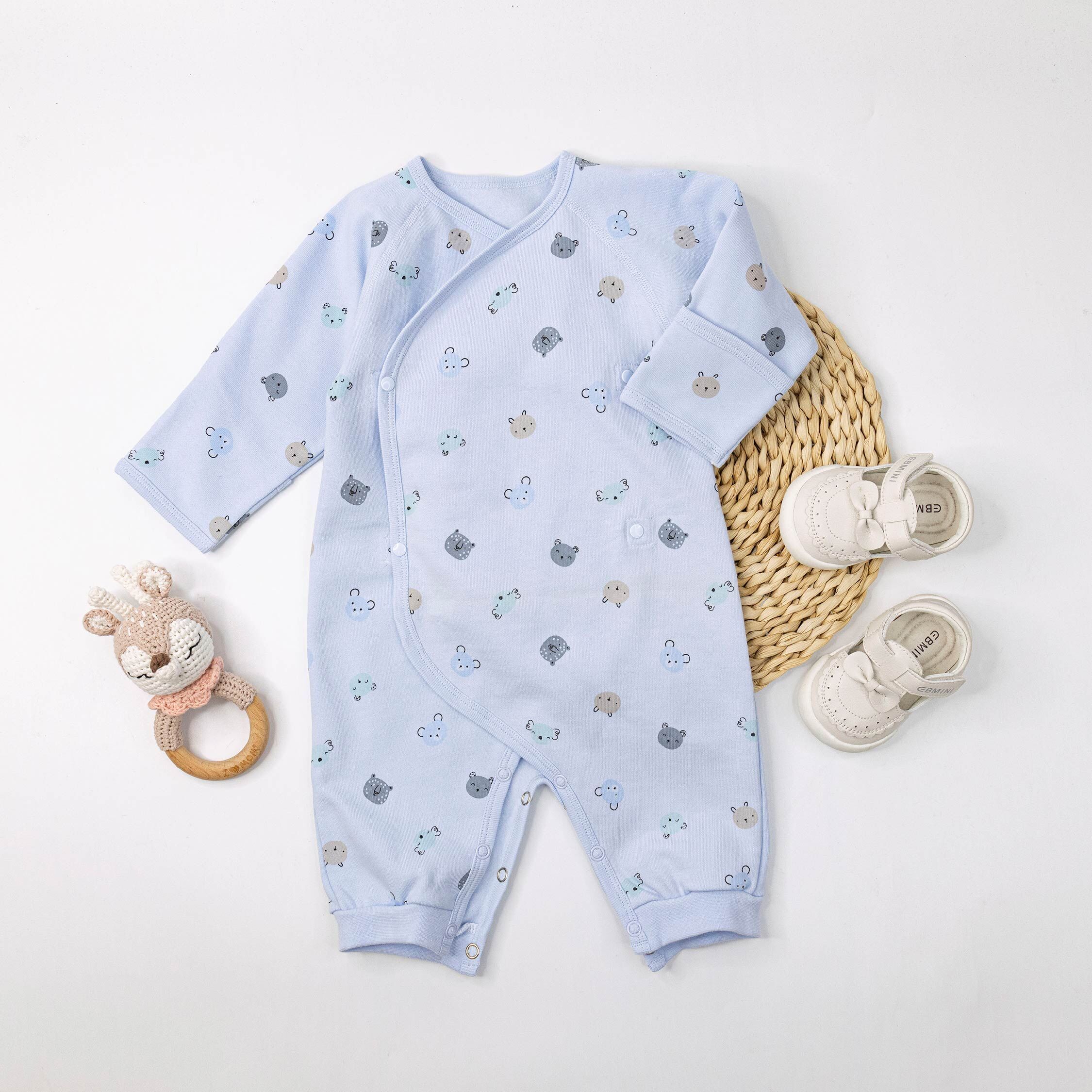 范侖鐵諾【32579】Q版動物滿版磨毛蝴蝶裝/蝴蝶衣＊二色