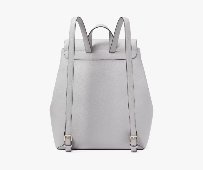 [S] KATE SPADE KH438 LENA COLORBLOCK PEBBLED FLAP BACKPACK,MOUNTAIN G, 196021504440 (SKS1396)