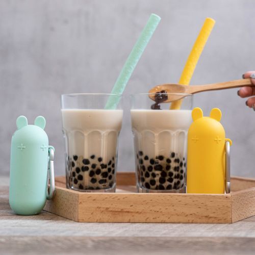 環保餐具推薦矽膠吸管外出攜帶組