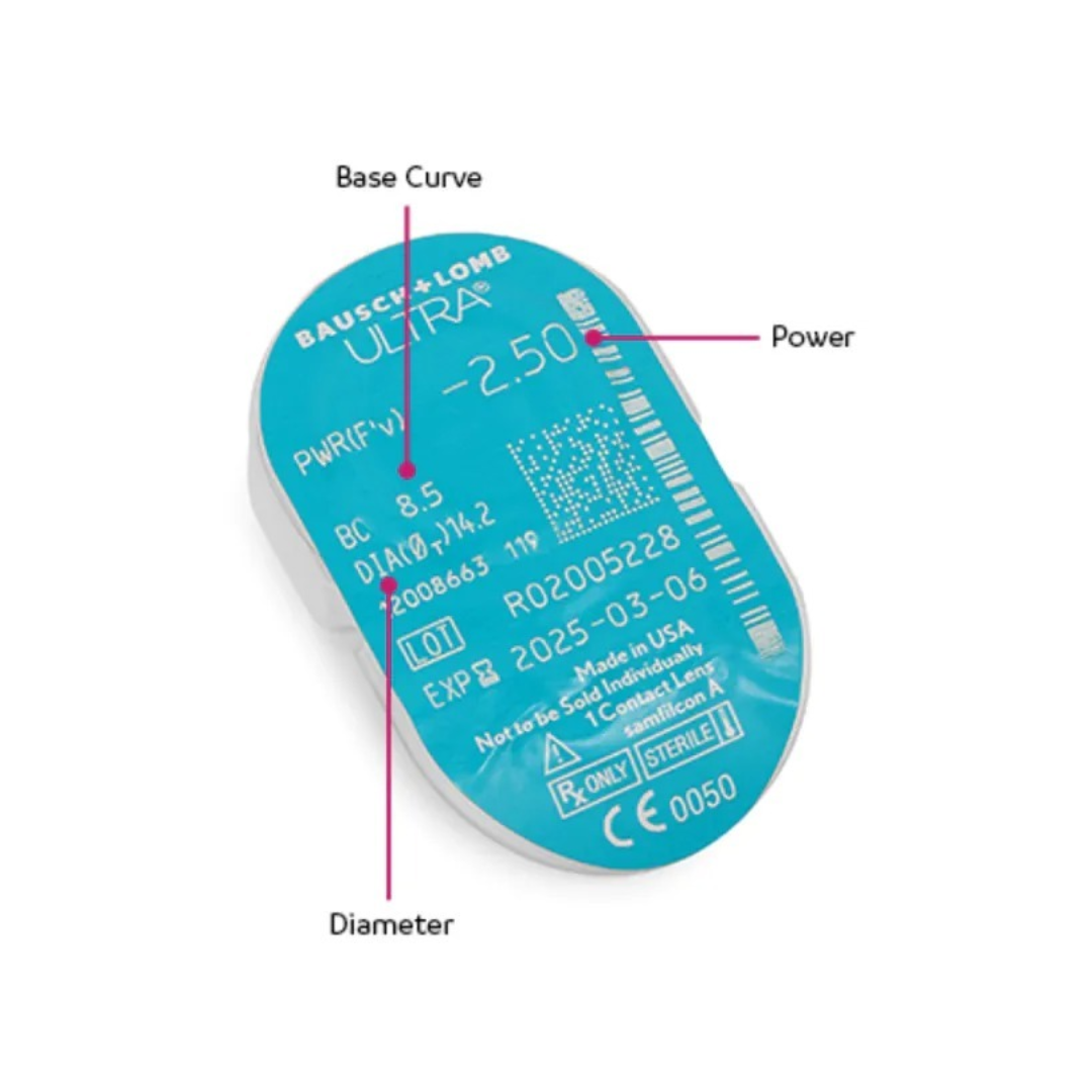 [月拋] 博士倫ULTRA with MoistureSeal Technology 輕水氧｜月拋矽水凝膠透明隱形眼鏡｜每盒6片