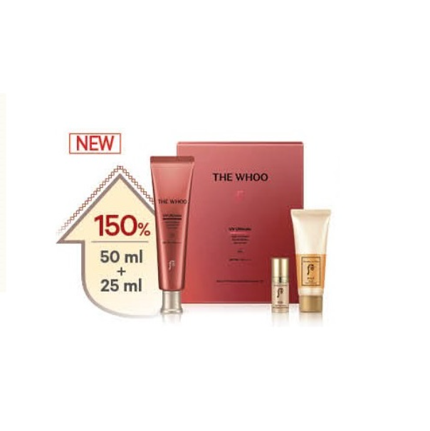 【Whoo 專業禦光 維他命防曬精華 3件套裝】