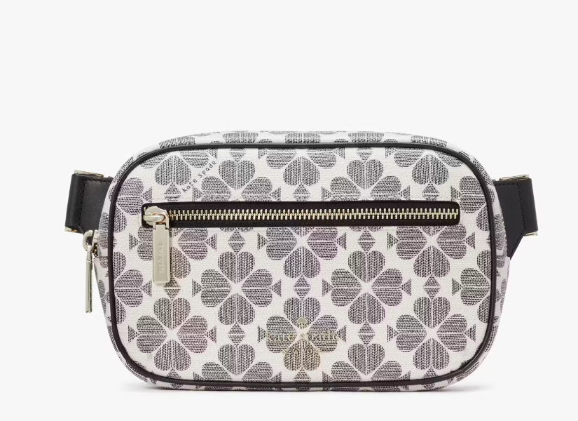 [S] KATE SPADE KG484 SPADE FLOWER SPADE FLOWER PV BELT BAG,NAVY MULTI, 196021468148 (SKS1003)