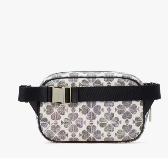 [S] KATE SPADE KG484 SPADE FLOWER SPADE FLOWER PV BELT BAG,NAVY MULTI, 196021468148 (SKS1003)