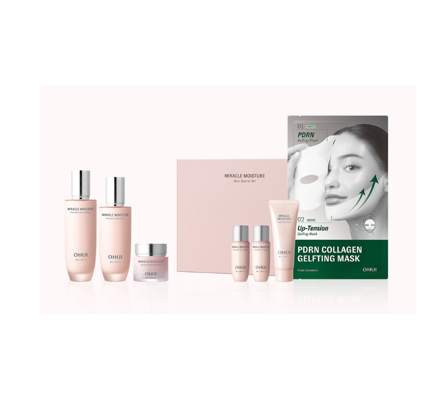 【OHUI 奇蹟水份水乳面霜 7件套】