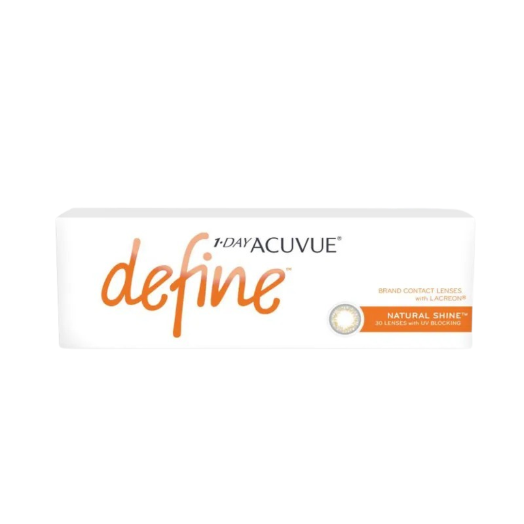 1 DAY ACUVUE Define Natural Shine 閃亮金｜日拋彩妝隱形眼鏡｜每盒30片