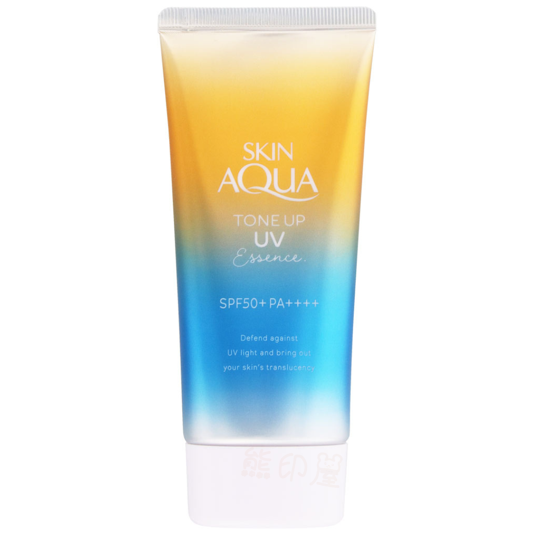 日本Sunplay Aqua 美肌亮膚防曬隔離霜(奶茶裸色) SPF50+ PA++++ 80G 日本製 (橙)