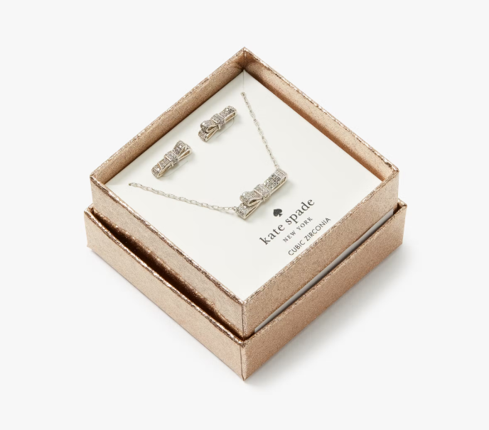 [S] KATE SPADE KE952 RIBBON,CLEAR/SILVER, 196021387074 (SKS891)