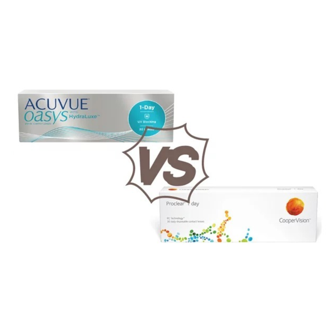 [比較套裝] 強生 ACUVUE Oasys One Day + CooperVision Proclear 1 Day