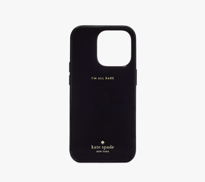 [S] KATE SPADE KE669 DITSY ROSE TOSS PHONE CASE,BLACK MULTI, 196021371301 (SKS878)