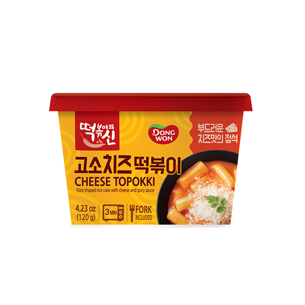 【BK SHOP】韓國辣炒年糕(杯)裝(起司口味)120G