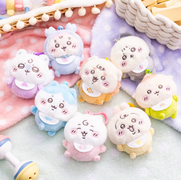 Chiikawa 吉伊卡哇 BB系列 毛毛細公仔掛件-