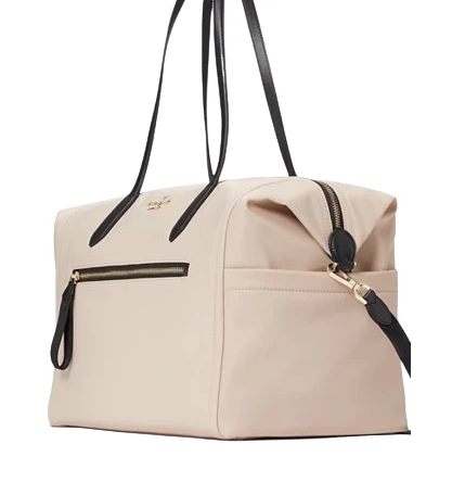 [S] KATE SPADE KE405 CHELSEA WEEKENDER COLORBLOCK KSNYL,WARM BEIGE, 196021372377 (SKS1338)