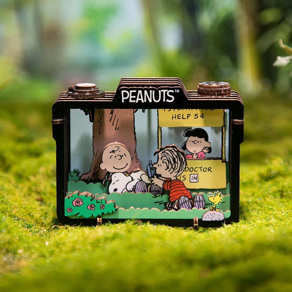 拼奇 PUREMIND 史努比 夏季快照 劇院組(2302) 木拼