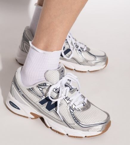 NEW BALANCE 慢跑鞋 NB 740 白藍銀 膠底 復古 情侶鞋 男女 U740SN2