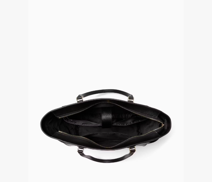 [S] KATE SPADE KC435 MADISON SAFFIANO LEATHER LAPTOP TOTE,BLACK, 196021320675 (SKS1302)