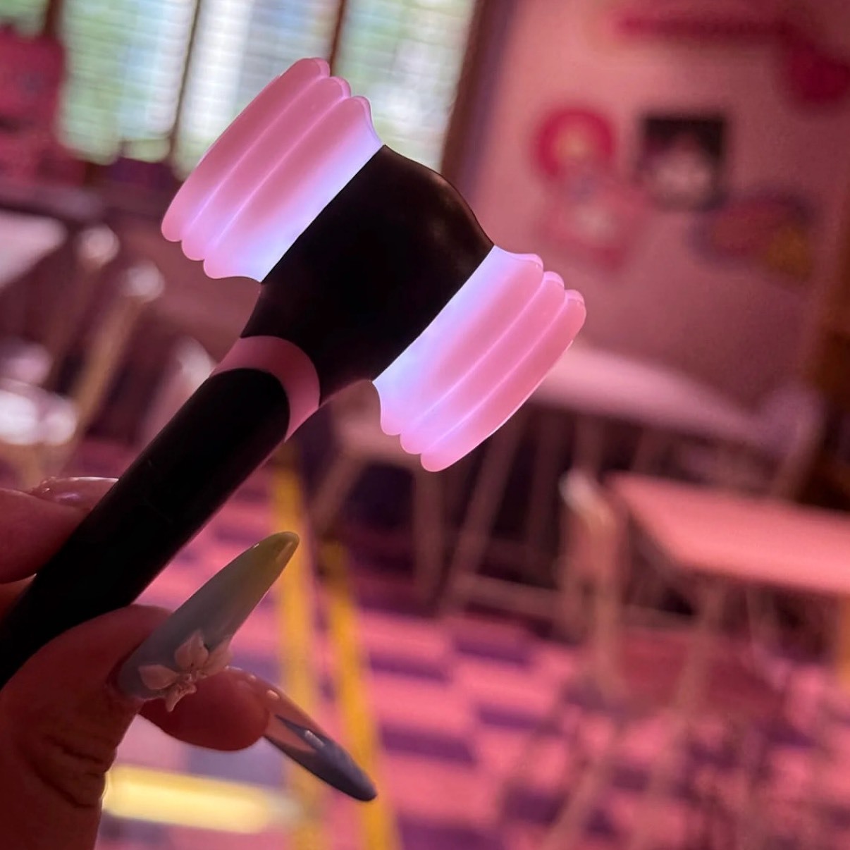 2025新款 正版授權 BLACKPINK 迷你 粉槌 手燈吊飾