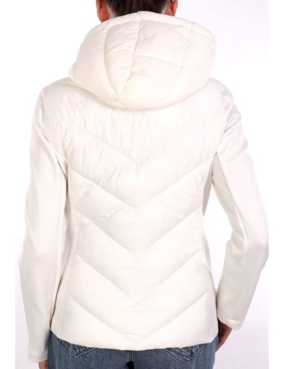 [S] DKNY LIGHT WEIGHT PUFFER,WHITE, DL4MPR06-PRL (SD915)
