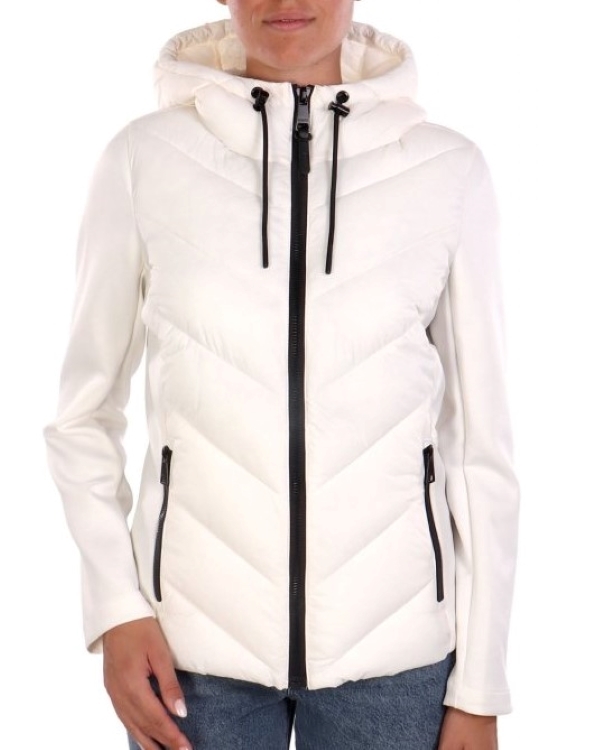 [S] DKNY LIGHT WEIGHT PUFFER,WHITE, DL4MPR06-PRL (SD915)