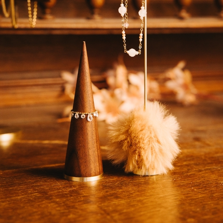 金光晨露的軌跡✨鈦鋼鑽鍊戒 戒指